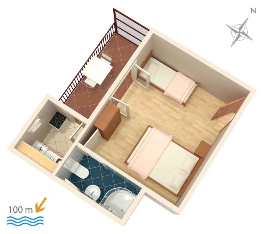 Apartments By The Sea Podaca, Makarska - 515 ภายนอก รูปภาพ