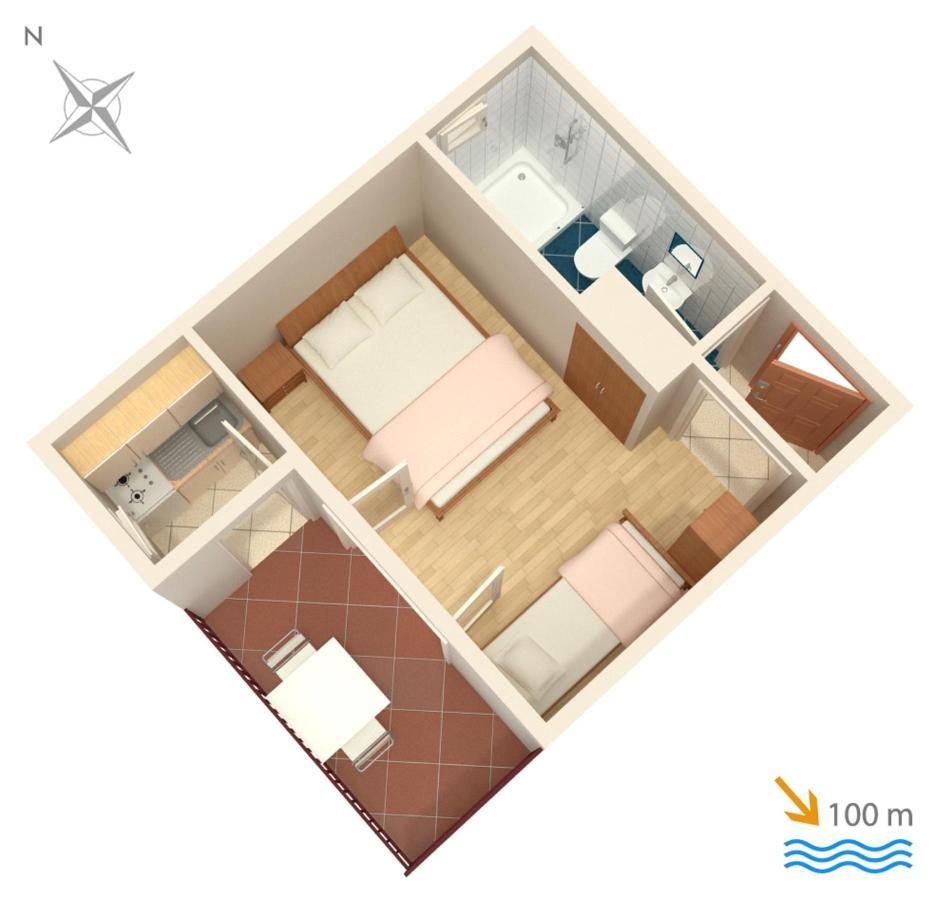 Apartments By The Sea Podaca, Makarska - 515 ภายนอก รูปภาพ